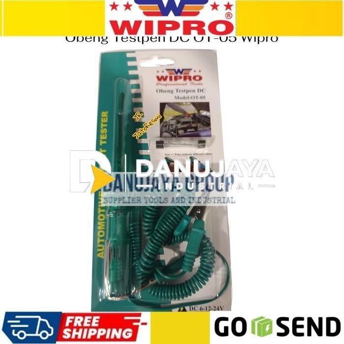 Obeng Tespen DC OT-05 Wipro Test Pen DC Voltage Tester 6-24V Alat Cek Arus Listrik Mobil