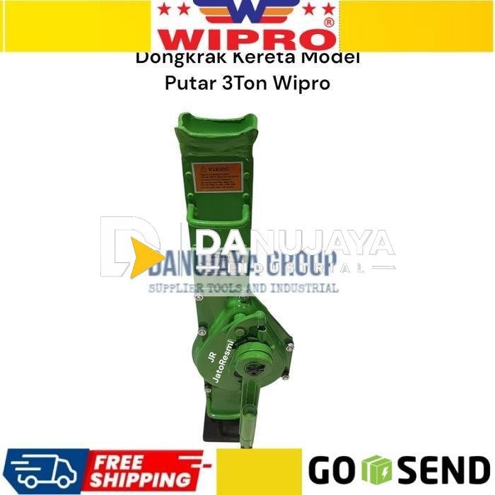 Wipro Dongkrak Kereta Model Putar 3T 3ton 3 ton Heavy Duty untuk Perawatan Gerbong dan Rel