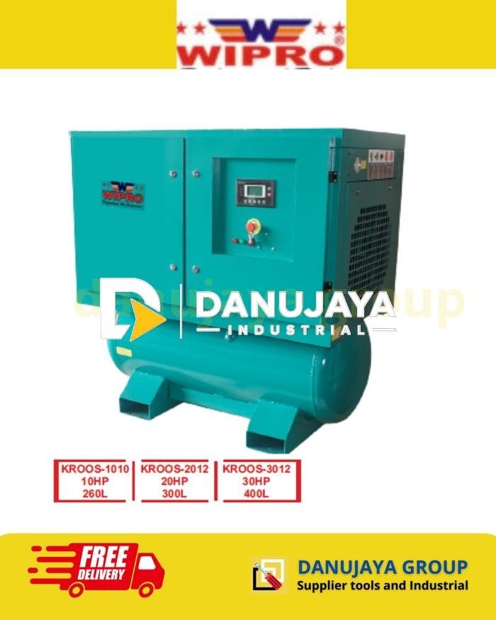 Compressor Air Compressor Screw Screw 4 in 1 Type KROOS 10HP 20HP 30HP Air Tank Dryer Refrigerated  Precision Filter 260L 300L 400L 380V