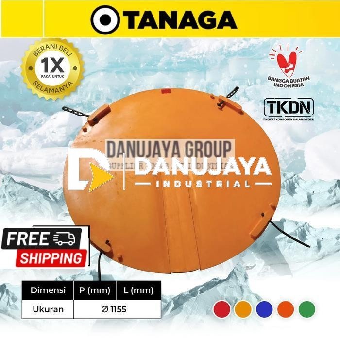 TANAGA Tutup Coolbox Cool Box 660CL Liter - Kuat Rapat Tahan Lama untuk Coolbox Tanaga 660 Liter - tutup 660CL