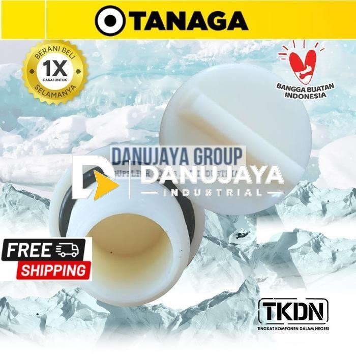 TANAGA Tutup Drat Pembuangan / Drain Plug Coolerbox / Box Es / Box ikan / Box Daging 1 Inch - PLUG 1 INCH