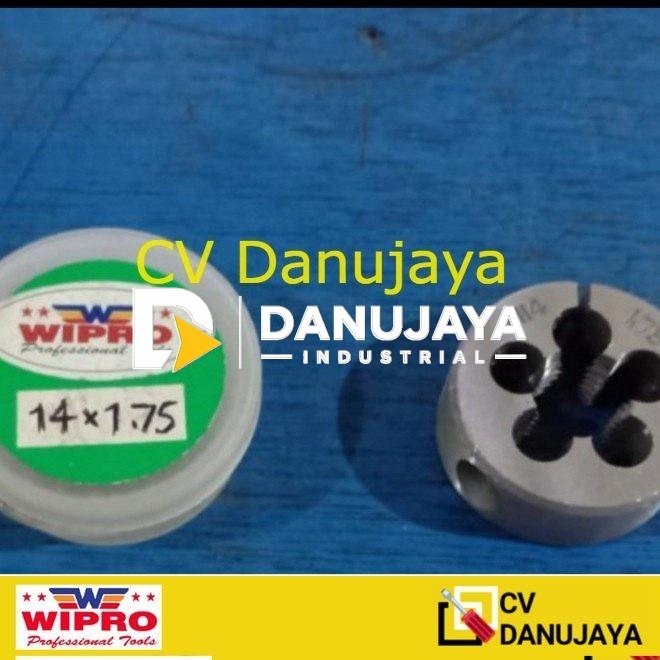 Mata Senai M14 x 1.75 Drat Luar Baut Mata Snei Snai Dies M14x1.75 12