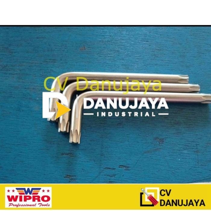 Kunci L Bintang Torx T45 Wipro