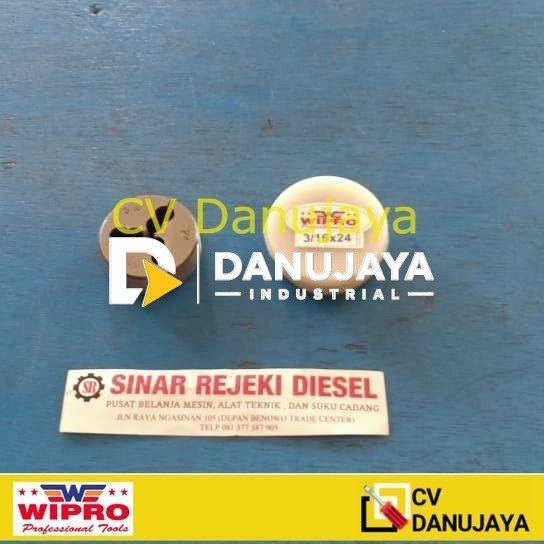 Mata Senai 3/16 x 24 Drat Luar Baut Mata Snei Snai Dies Head 3/16x24 BSW Wipro