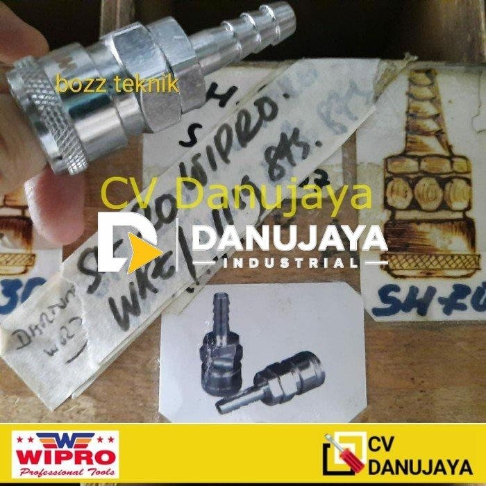 Wipro Coupler SH 20 untuk pneumatik ID 1/4"