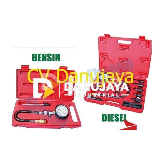 Wipro Compression Tester Kit Alat Tes Kompresi Mesin Bensin / Diesel - Bensin