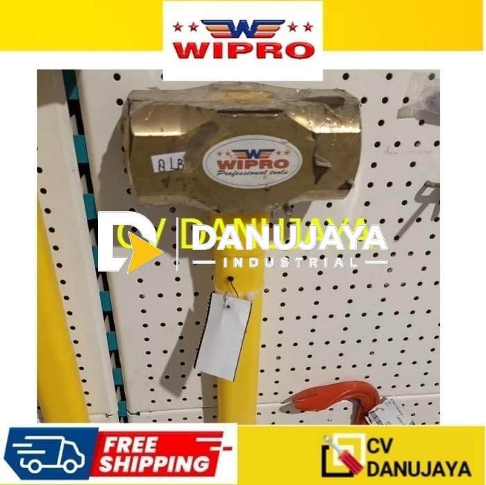WIPRO Palu Bodem Hamer Hammer Kuningan Gagang Handle PVC 5 Kg 5kg 10 LB 10Lb PK-10