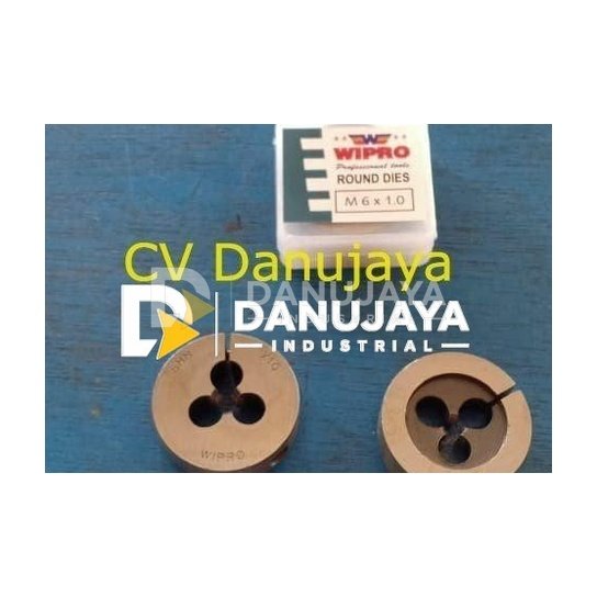 Mata Senai M6 x 1.0 M6 x 1,0 Drat Luar Baut Mata Snei Snai Dies Head M6x1.0 M6x1,0 Wipro
