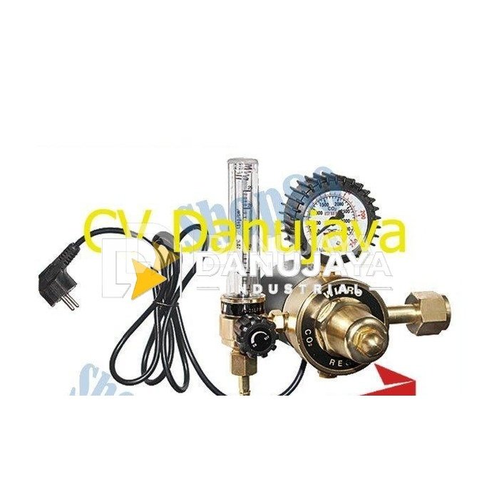 Wipro Regulator CO2 + Heater Single Las Welding Gas Heated Pemanas