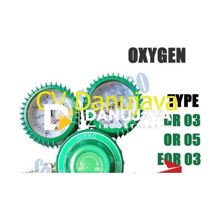 Wipro Regulator Las Oxygen Double Welding Gas Oksigen OR-03 OR-05 - EOR-03