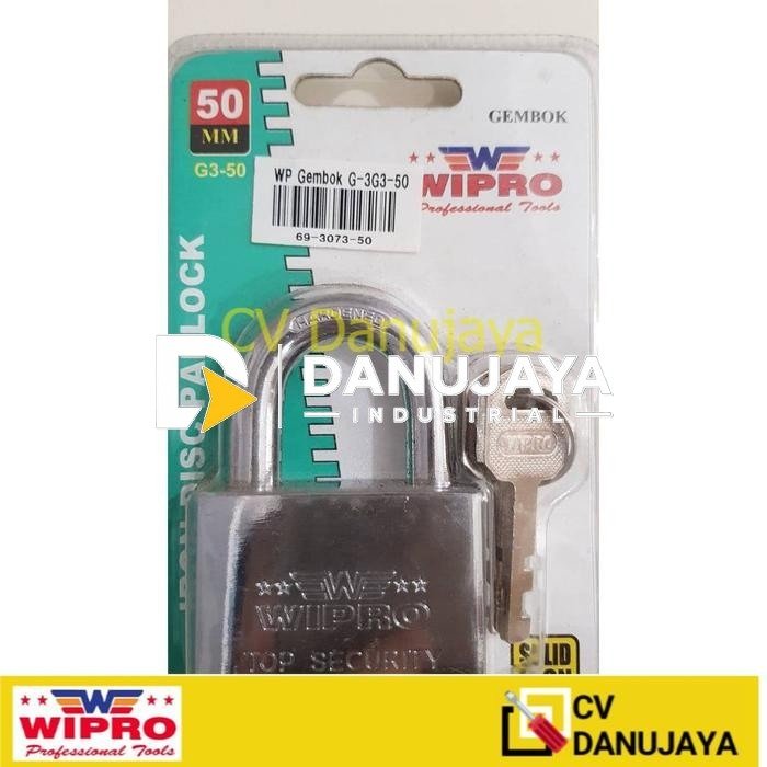 50 MM WIPRO GEMBOK PAGAR PENDEK G3-50