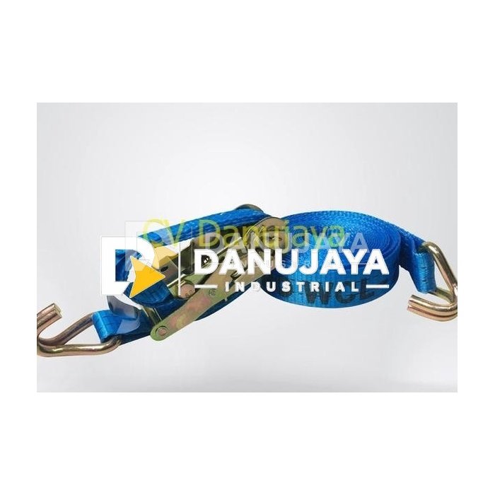 WIPRO Tali Pengikat Barang 2T 6M Cargo Lashing Belt Ratchet Tie Down