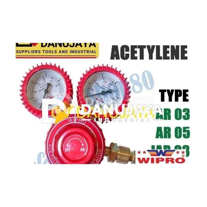 Wipro Regulator Las Acetylene Double Welding Gas AR-03 AR-05 - JAR-03