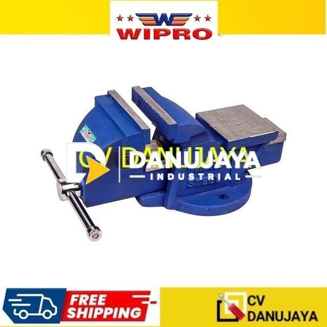 Wipro Catok Paron Ragum Besi Blue Color Steel Body CPS-08 (8")