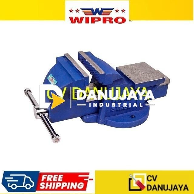 Wipro Catok Paron Ragum Besi Blue Color Steel Body CPS-12 12" Inch