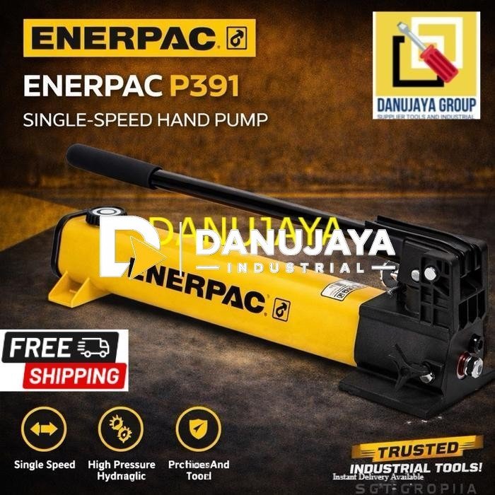 Hydraulic Hand Pump P391 Enerpac Single Speed Lightweight Pompa Hidrolik Manual 55 in³ Heavy Duty Industrial
