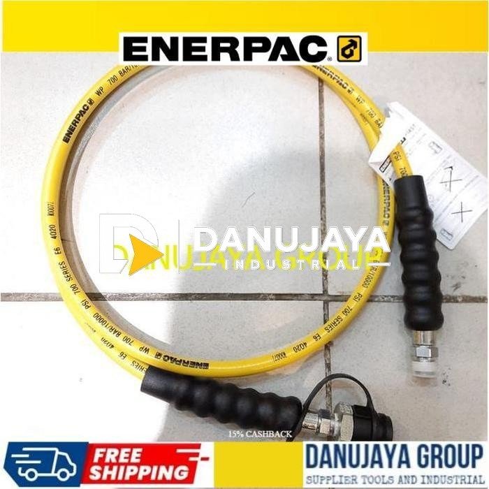 Hydraulic Hose HC7206 3/8 NPT 6 Inch 10,000 PSI Enerpac Selang Hidrolik Tekanan Tinggi Industri Original