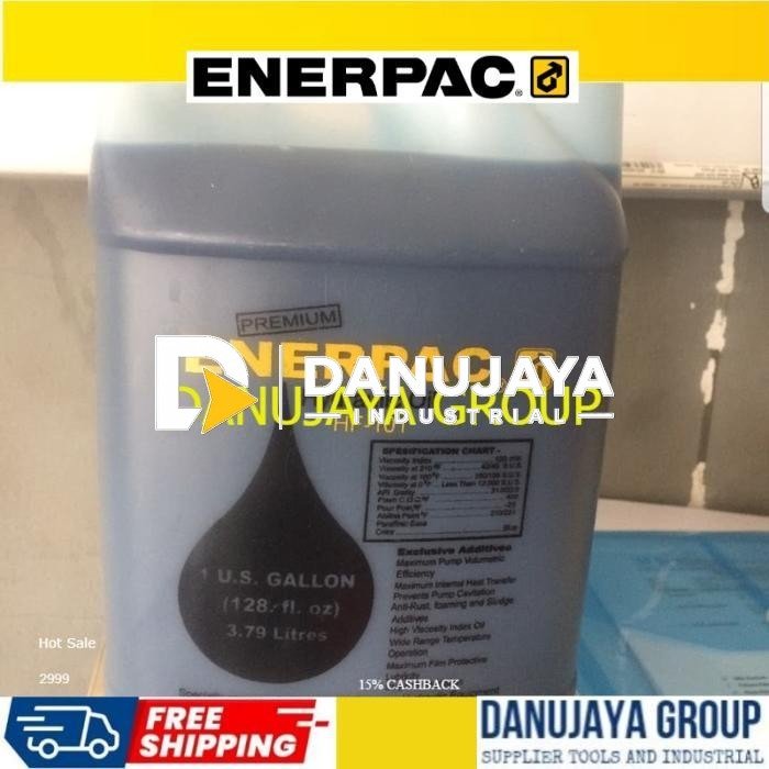 Enerpac HF101 Hydraulic Oil 3.79 Liter Oli Hidrolik Pressure System Industrial Original