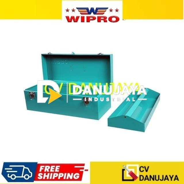 Wipro Tool Box Kotak Perkakas Besi Double Lock TBB-11DL