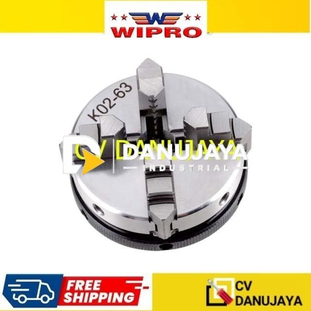Wipro Catok Bubut Chuck Kepala Mesin Bubut CTB4-150 4 K - 2"(50mm)