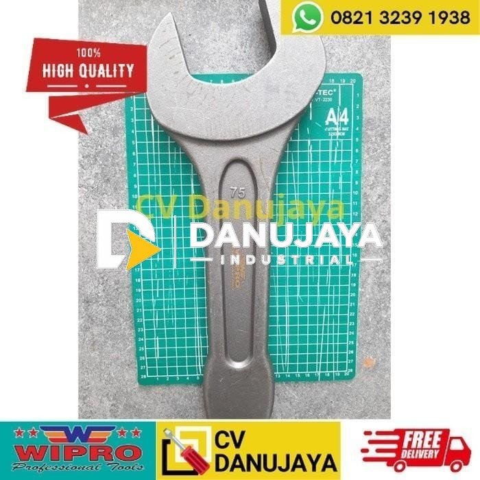 Open Ended Spanner Slogging Wrench Kunci Pas Pukul Size 100 mm Wipro