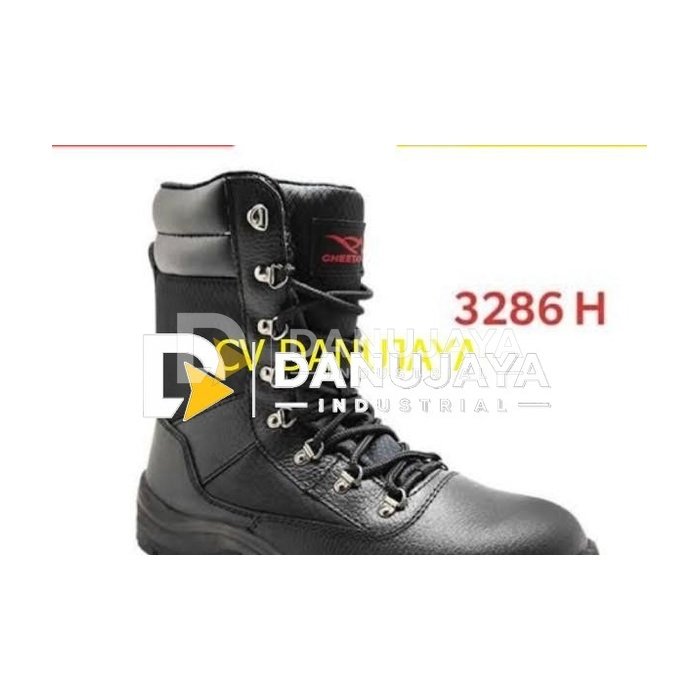 safety shoes cheetah 3286h security Sepatu Satpam Hansip Linmas Boots