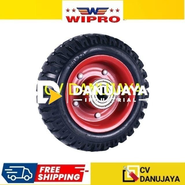 Wipro Roda Troli Trolley Dorong Gerobak Karet Heavy Duty Corrugated  6" Inch Inchi Only (470)  8" Inch Inchi Only (470)  5" Inch Inchi Only (470)