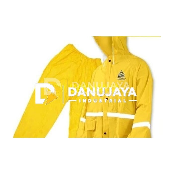 Jas Hujan Proyek Raincote Setelan Layar Kuning orange list scotlight.