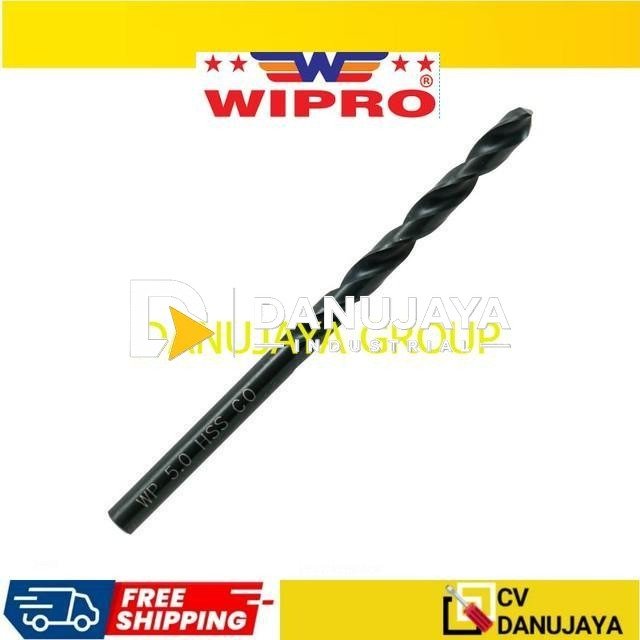 WIPRO Mata Bor Besi Drill Steel  Heavy Duty Premium M35 Cobalt (5%)  3.0 mm Mata Bor Besi Drill Steel  Heavy Duty Premium M35 Cobalt (5%)  3.0 mm