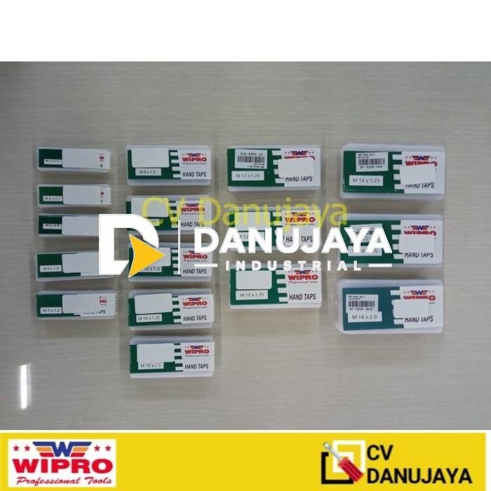 Hand Taps Wipro Drat Halus m3 m4 m5 m6 m7 m8 m10 m12 m14 m16 m18 m20