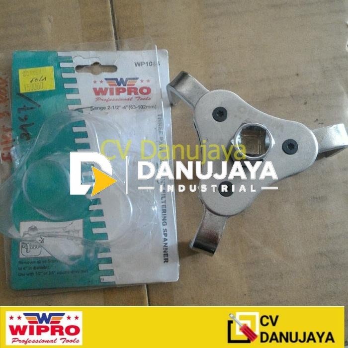 Kunci Filter Oli Wipro Universal Two Way Oil Filter 3 Kaki 63-102mm Kunci Pembuka Filter Oli Mobil