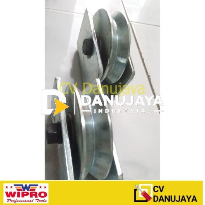 XT549 Roda Pagar Besi Model V Size 100 mm - Wipro RPB-02