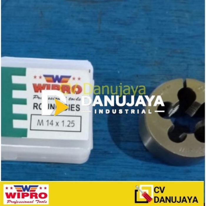 Mata Senai M14 x 1.25 M14 x 1,25 Drat Luar Baut Mata Snei Snai Dies Head M14x1.25 M14x1,25 Wipro
