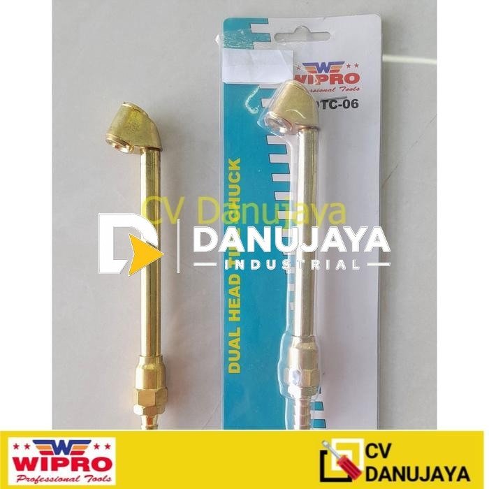 Air Chuck Alat Pengisi Isi Angin Udara Dual Head Tire Chuck WIPRO DTC-06