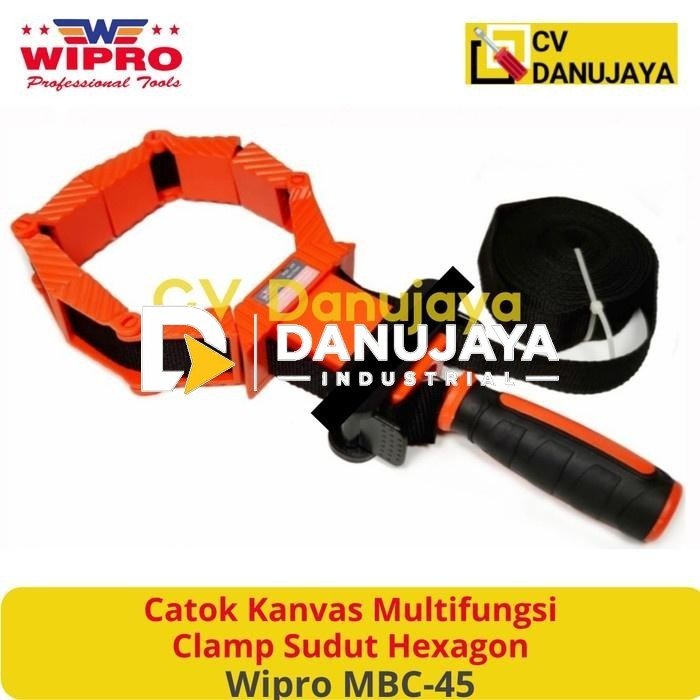 Catok Kanvas Multifungsi Clamp Klem Belt Sudut Hexagon Wipro WBC-45