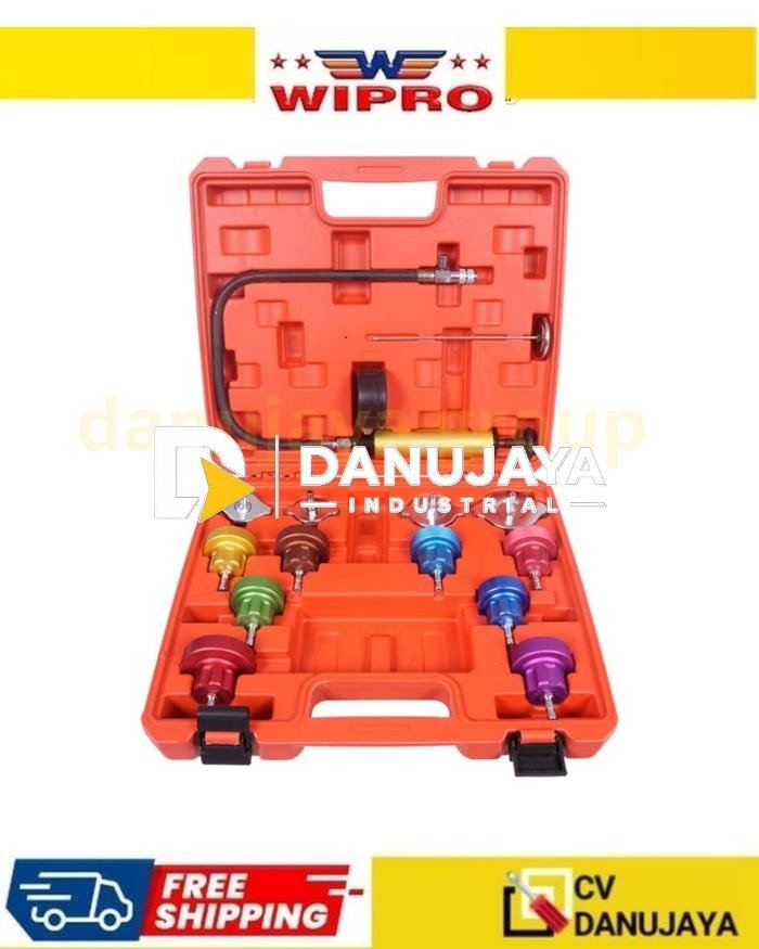 Radiator Tester Water Tank Leak Detector 14Pcs Type WP 3310 Alat pendeteksi Kebocoran Tangki Air Tipe W3310 Wipro