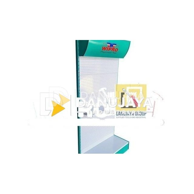 WIPRO Rak Rack Display Set(2 Rak) Free 20 Hook/Cantolan(20 cm)