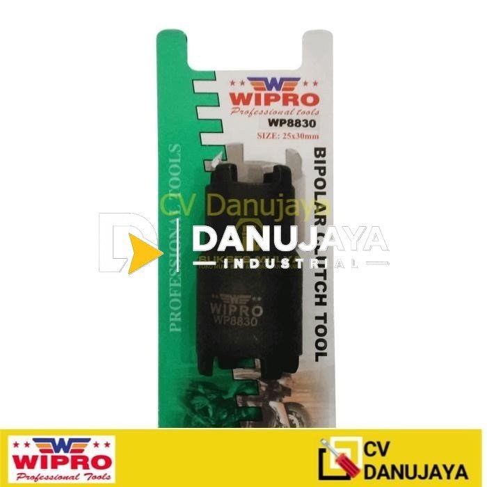 Kunci Mahkota Mur Kampas Kopling 25 x 30 mm Bipolar Cluth Tool Double Crown Socket Mata Kunci Sok WIPRO WP8830