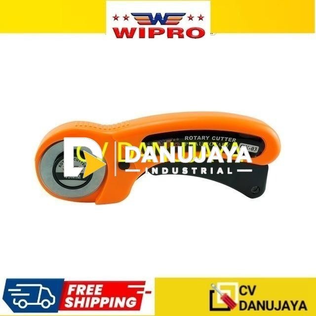 Wipro Pisau Rotary Knife Putar Putaran Pemotong GK-03