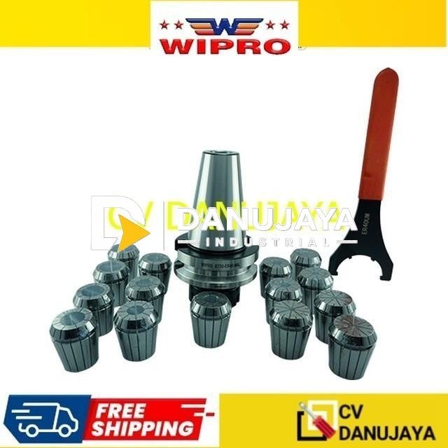 Wipro Collet Chuck Kit Set ER-15 pcs (BT50) ER40-BT50K15