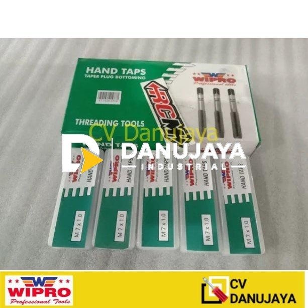 ALAT PEMBUAT DRAT HANDTAPS HAND TAPS TAPER PLUG BOTTOMING DRAT HALUS M6X1.0 M 6 X 1.0 M7X1.0 M 7 X 1.0 M8X1.25 M 8 X 1.25 HARGA PERBJI SDH DPT 3PCS ORI ORIGINAL WIPRO ASLI