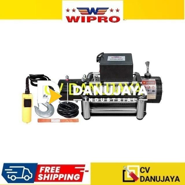 Wipro Electric Winch Elektrik Tarikan Mobil (DC) WM-12000 12V 12.000LBS