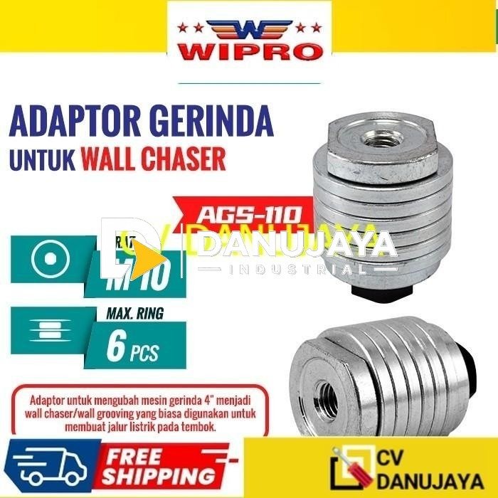 Wipro Adaptor Mesin Gerinda Gurinda Grinda Tangan / Disc Grinder AGS-110 Wall Chaser