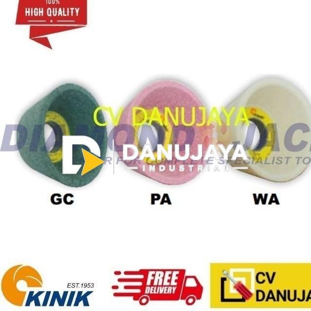 Kinik Batu Mangkok Serong Flaring Cup TW 100 x 50 x 31.75 (11A) PA 80 PINK