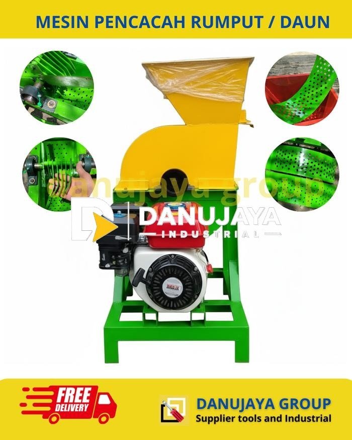 Mesin Pencacah Rumput Multifungsi S-17 / Grass Chopper Otomatis | Alat Pencacah Pakan Ternak Sapi Kambing Kapasitas Besar Rangka Kokoh Cocok UMKM, Peternakan Siap Pakai