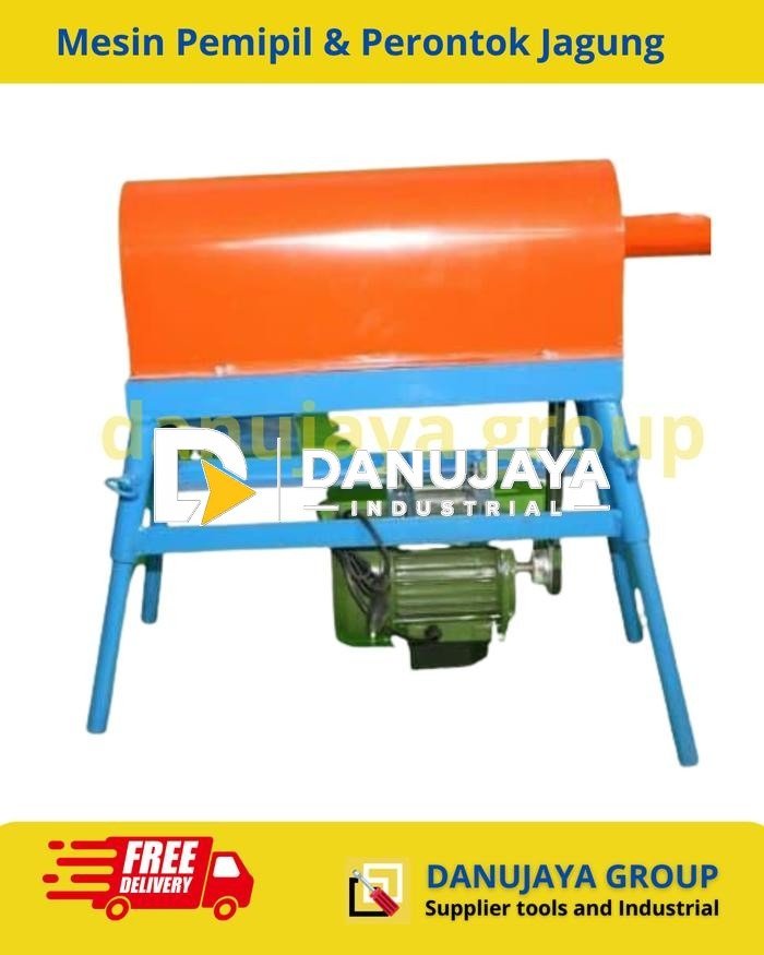 Mesin Pemipil & Perontok Jagung / Corn Sheller Machine Otomatis | High Capacity Alat Pertanian Rangka Kokoh Cocok Untuk Petani, Usaha UMKM, Industri Siap Pakai