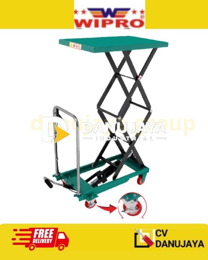 Scissor Table Lift Double Shear Hidrolik Meja Angkat Barang 150Kg 350Kg 500Kg 800Kg 1000Kg Industrial DPD-150