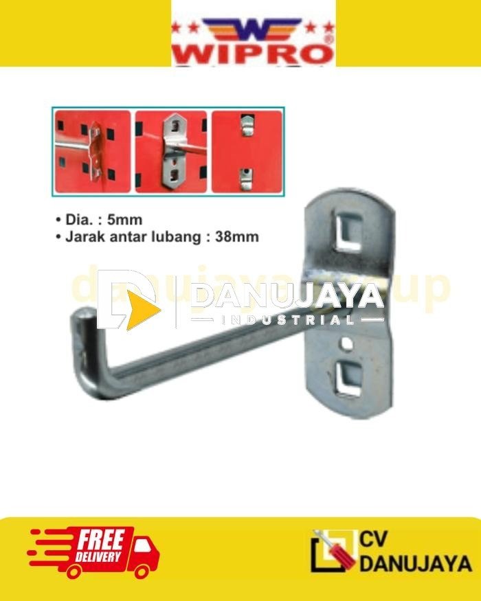 Cantolan Rak Single Hook Display 1 Lubang 10cm 10 CM 20cm 20 CM Pengait Papan Tools Perkakas Type CRS-10 CRS-20 Wipro