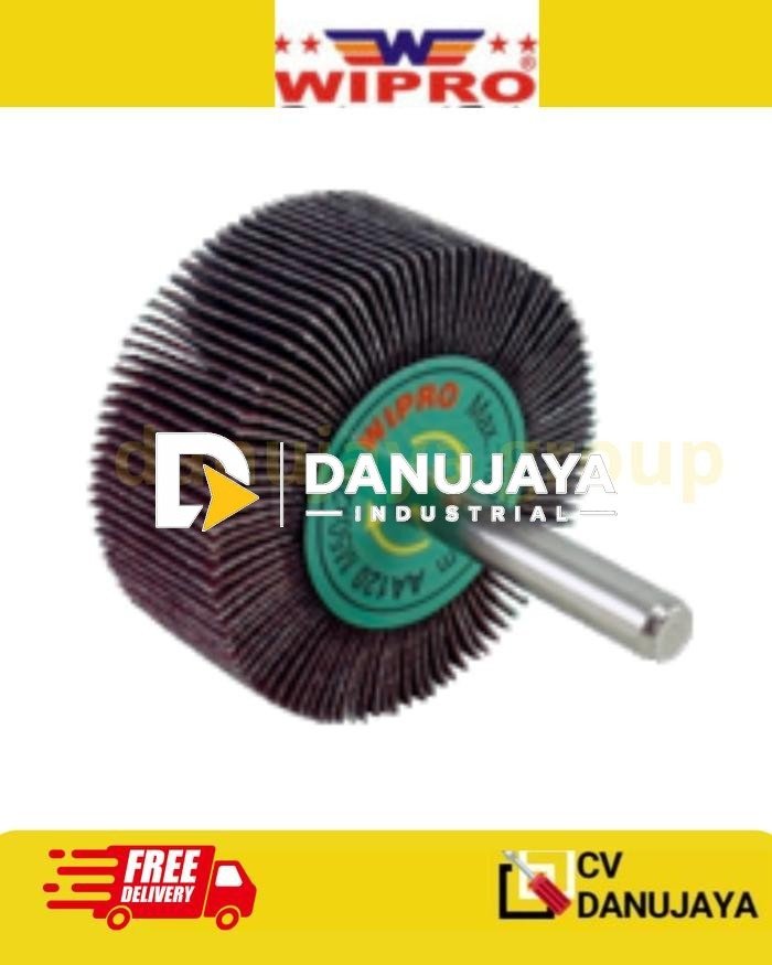 Amplas Tangkai Batang Mounted Flap Wheel Wipro 80x20x6x35 Grit AA180 AA 180