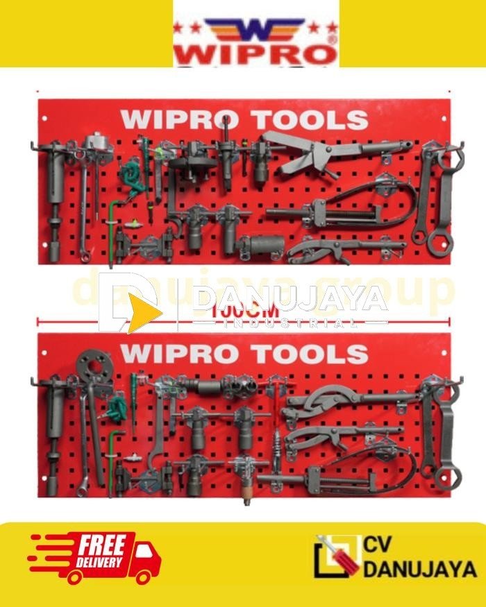 Papan Wall Display Board Set Motor Honda Yamaha Wadah Tempat Perkakas Bengkel Wipro